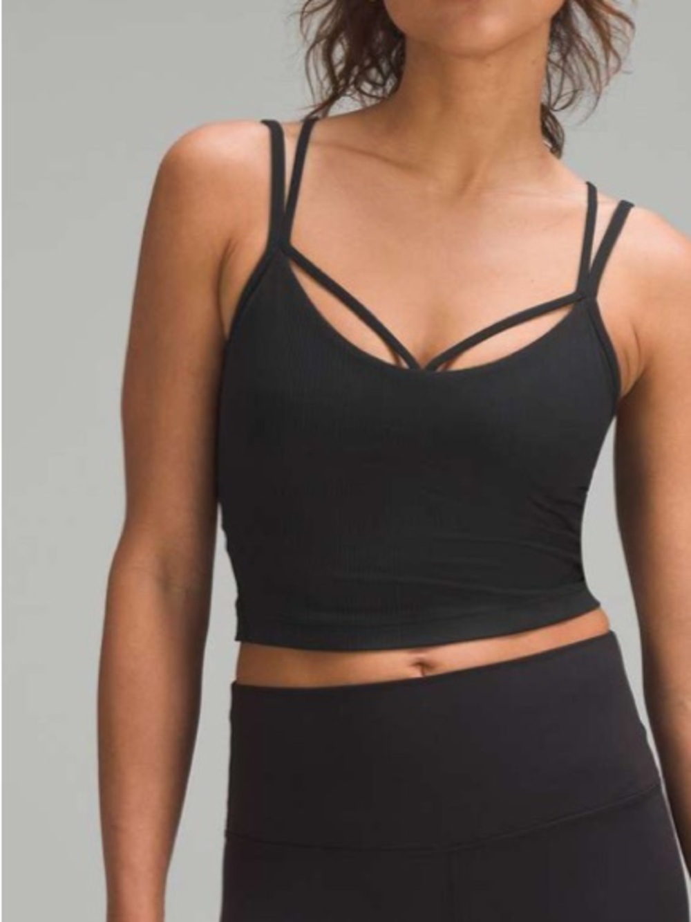 Lululemon Align Strappy Ribbed Tank Top
Black size 6
